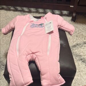 Pink Baby Merlin’s magic sleepsuit